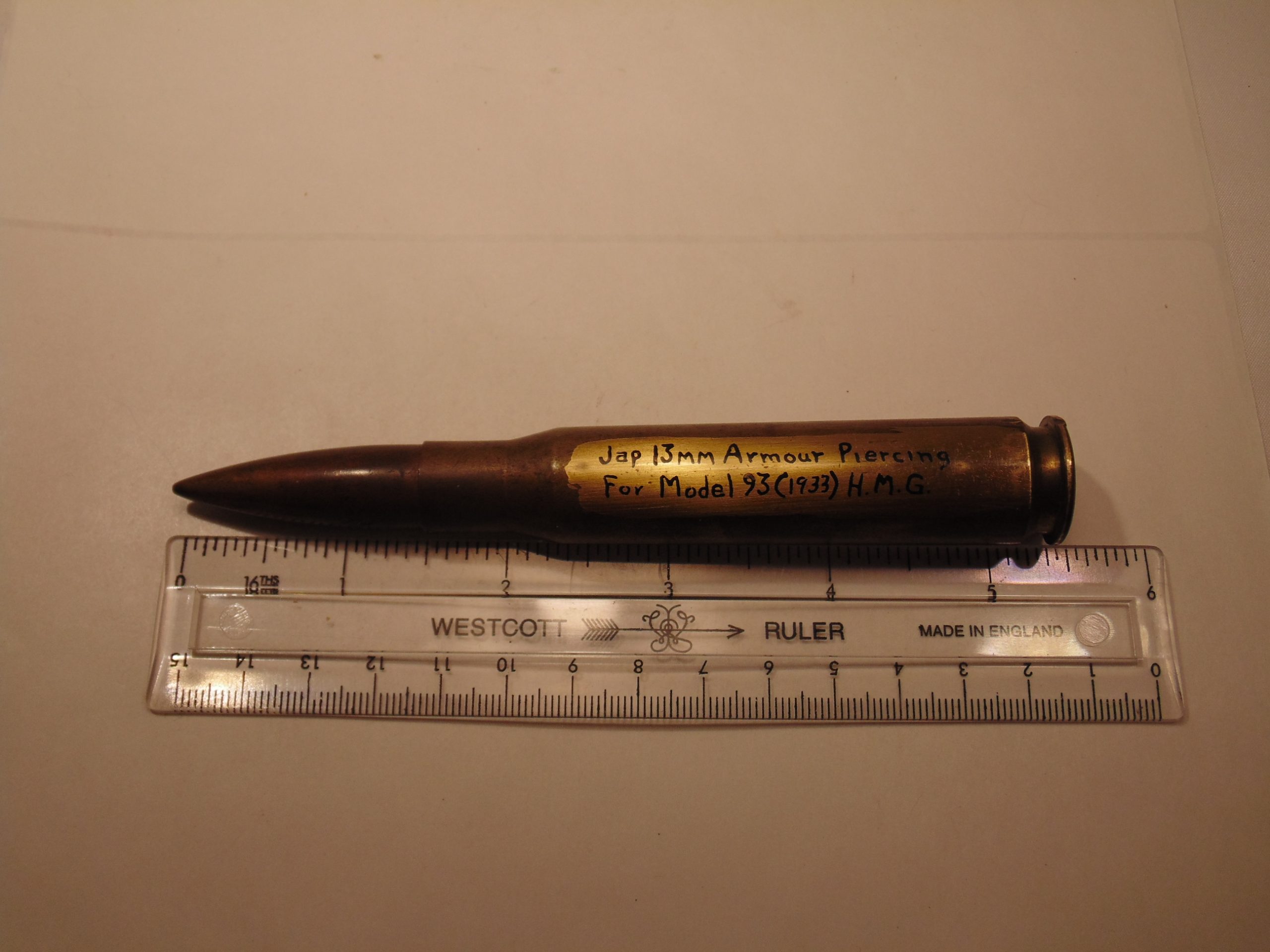 13MM JAPANESE ARMOR PIERCING HEAVY MACHINE GUN 2-11 13