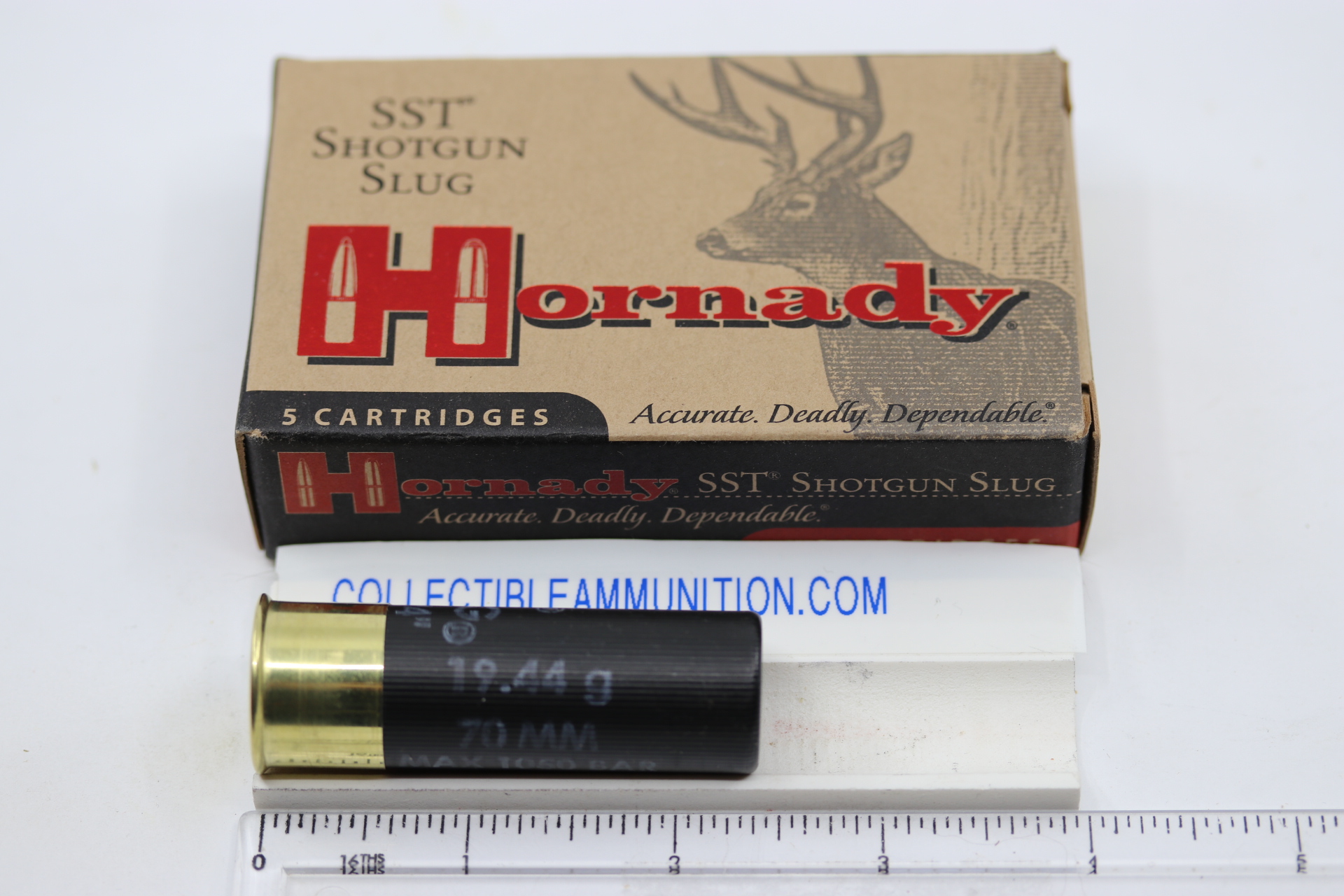 12 GAUGE HORNADY SST SLUG HORNADY 12 GA – CollectibleAmmunition.com ...